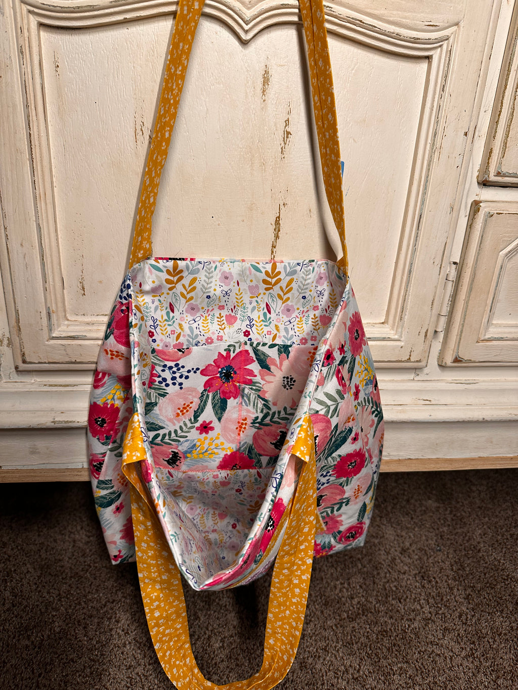 “Wildflowers” Embroidered Tote