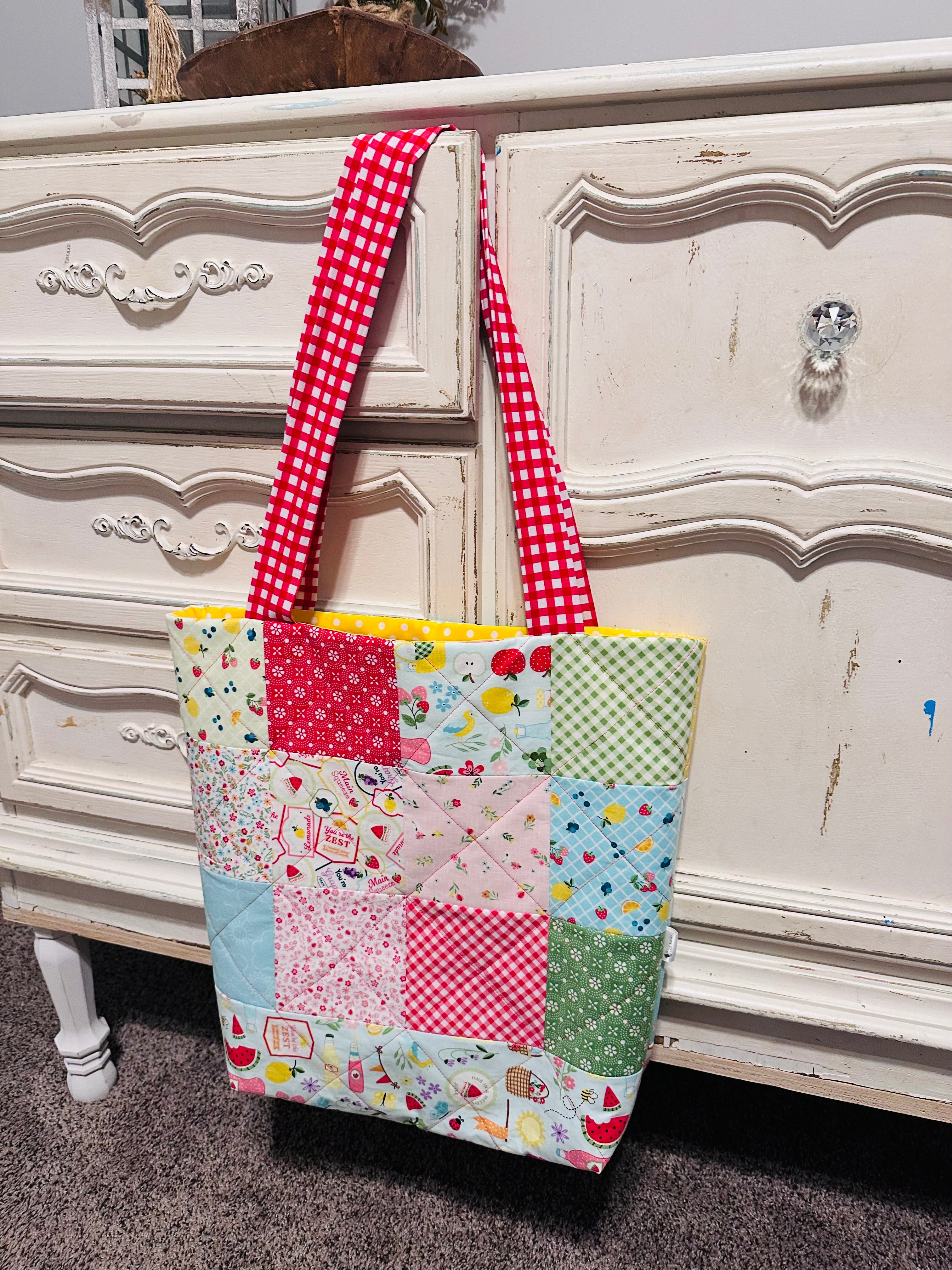 “Sippin on Sunshine” Quilted Tote