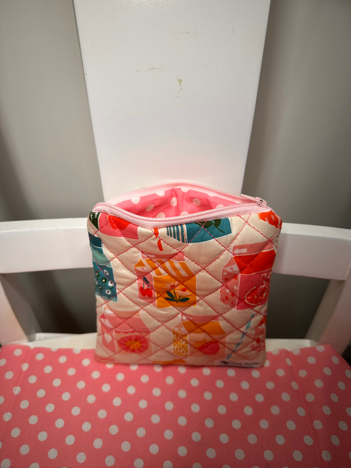 “Cream Juice Box” Quilted Kindle Cover