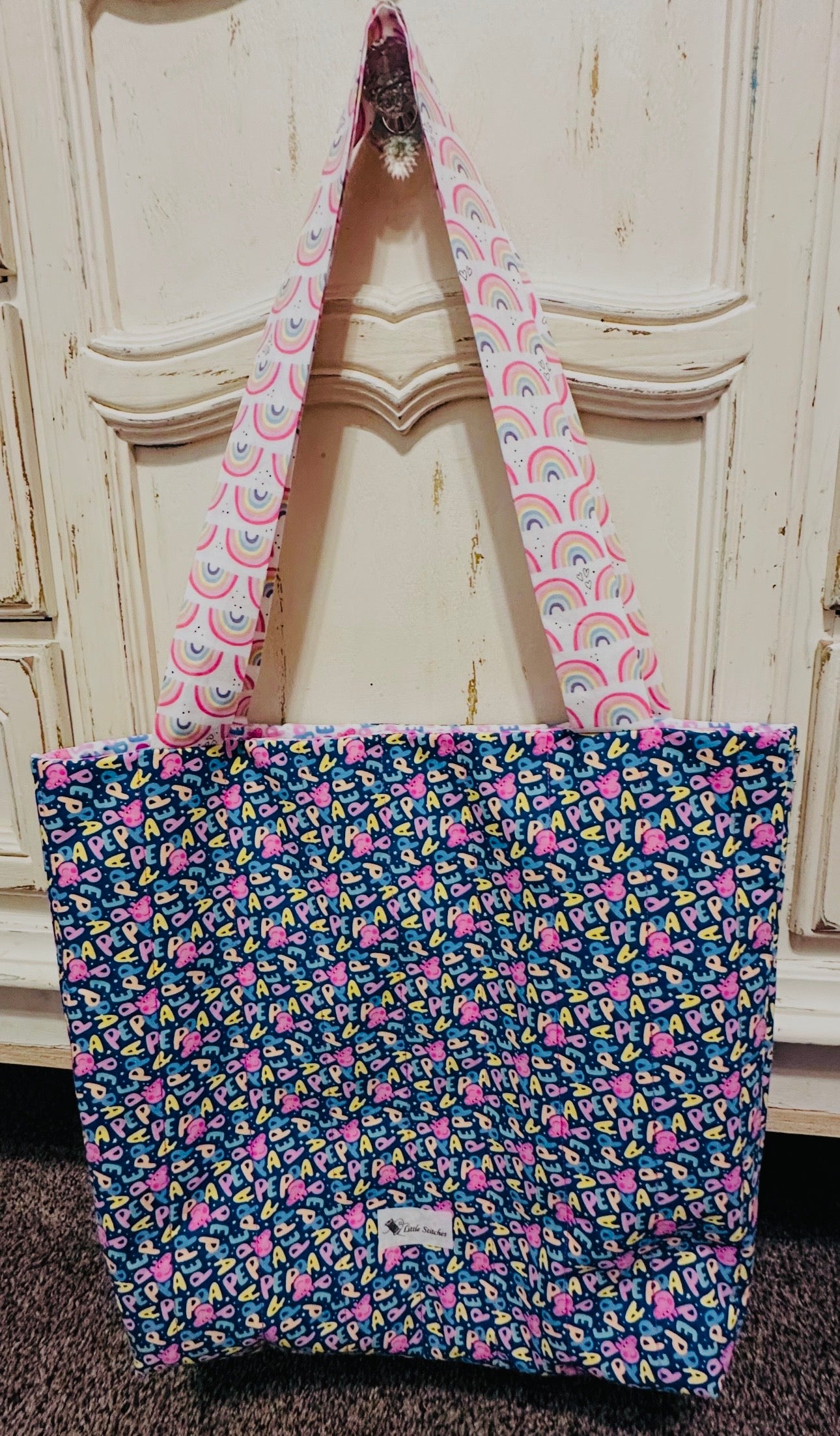 “Peppa Pig” Quilted Tote