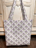 “Purple Orchid” Quilted Tote
