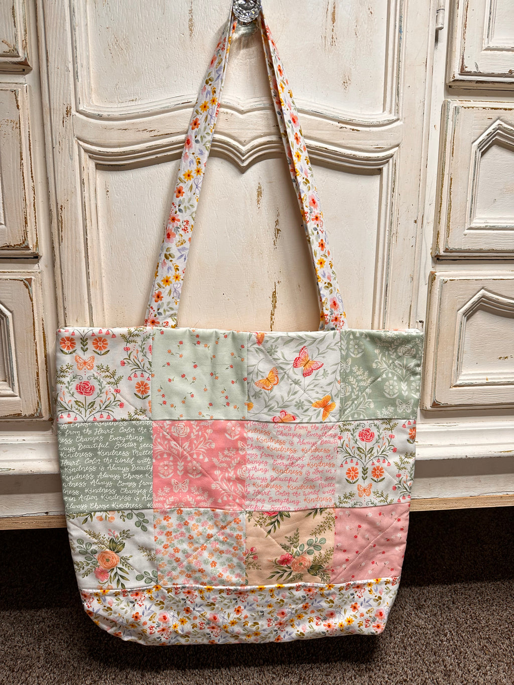 “Butterfly Kindness” Quilted Tote