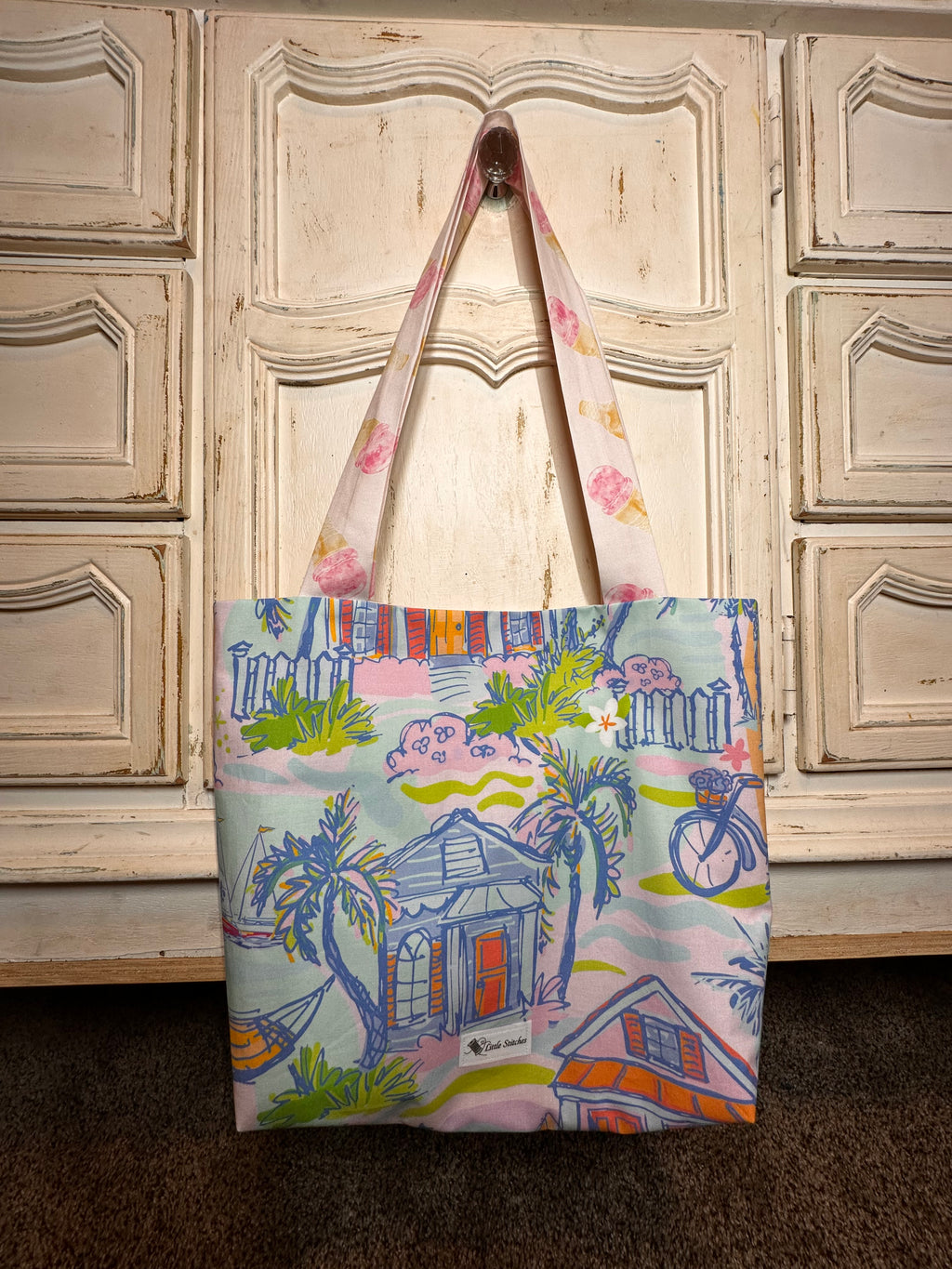 “Key West Ice Cream” Basic Tote