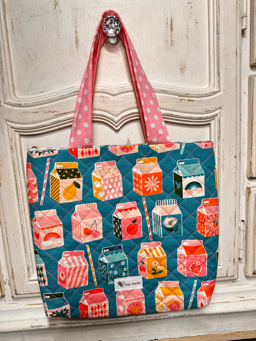 “Summer Juice Box” Children’s Quilted Tote