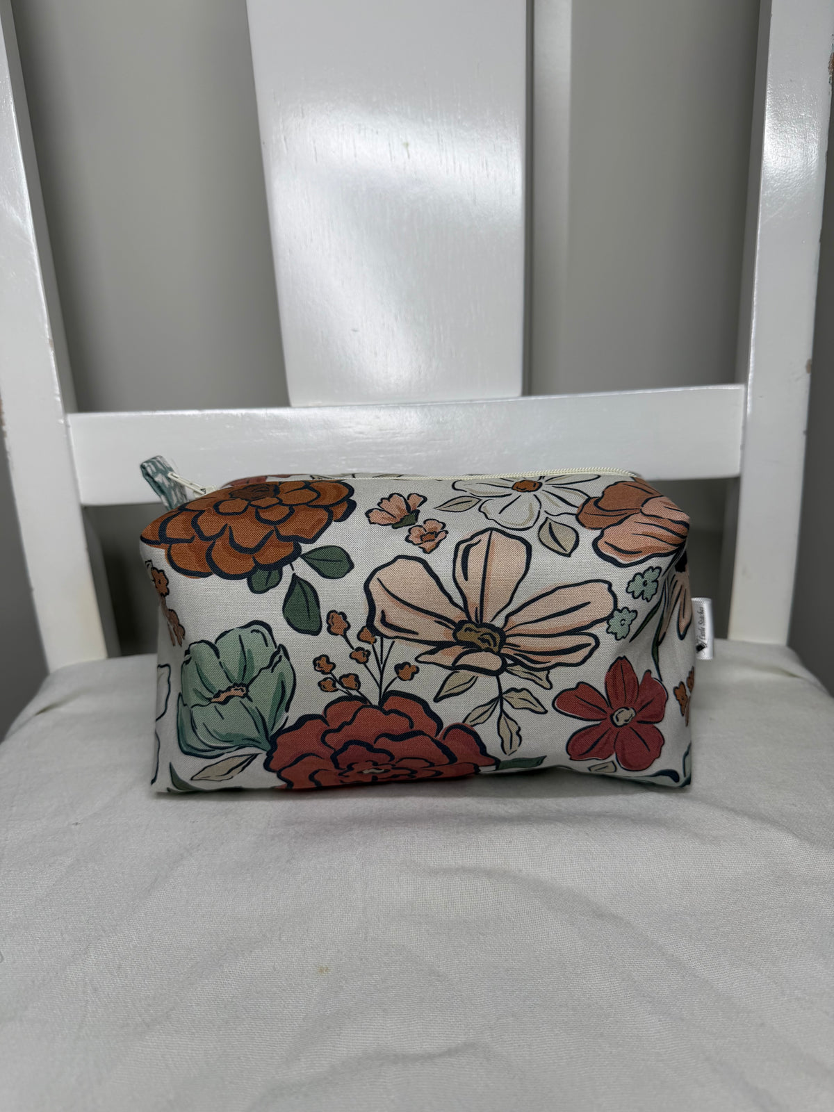 “Floral Cowgirl” Cosmetic Bag