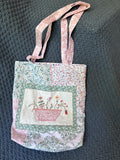 “Strawberry Bowl” Embroidered Tote