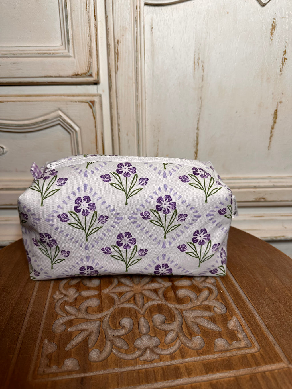 “Purple Orchid” cosmetic bag