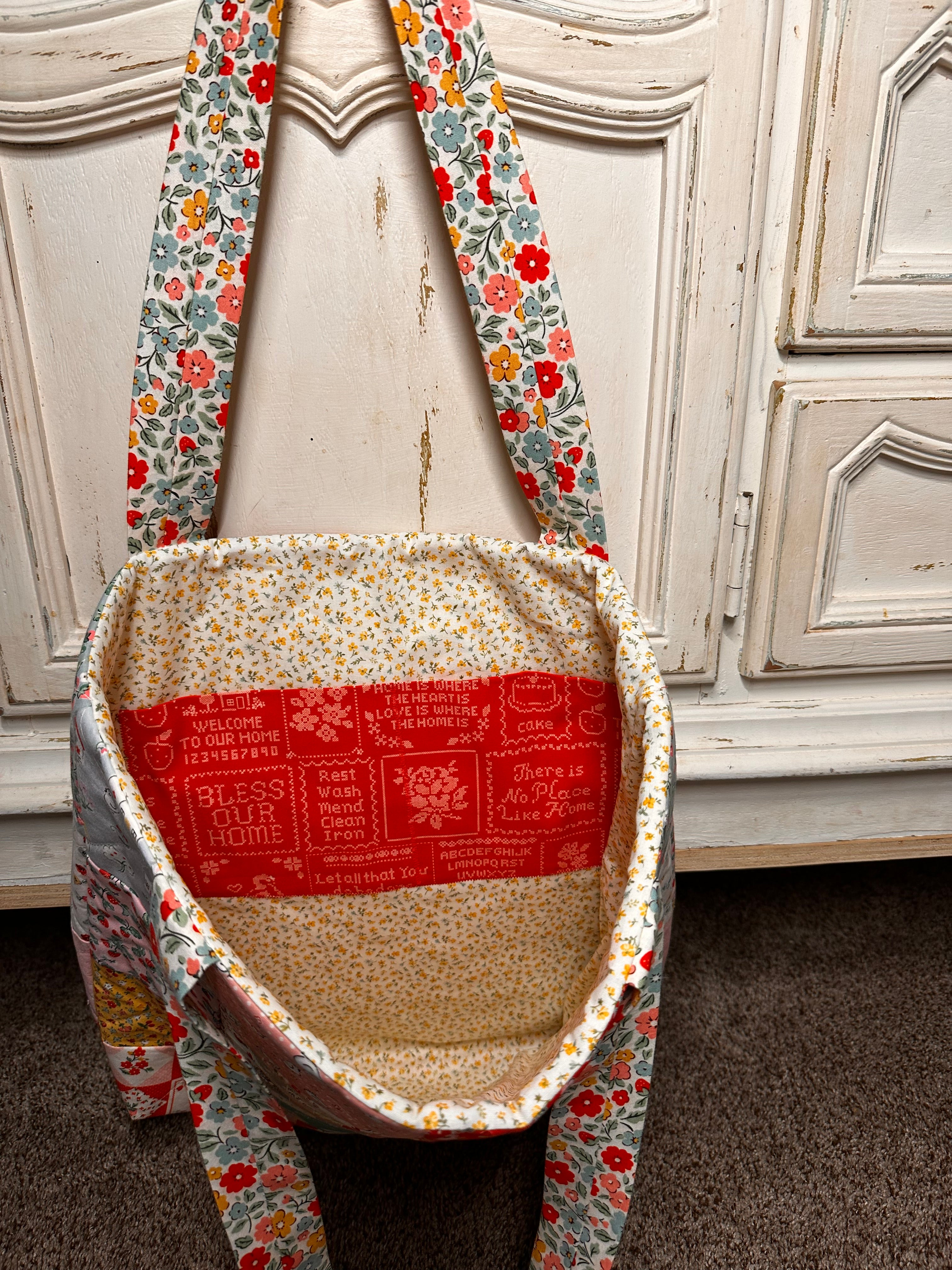 “Farmhouse Fun” Quilted Tote/Diaper Bag