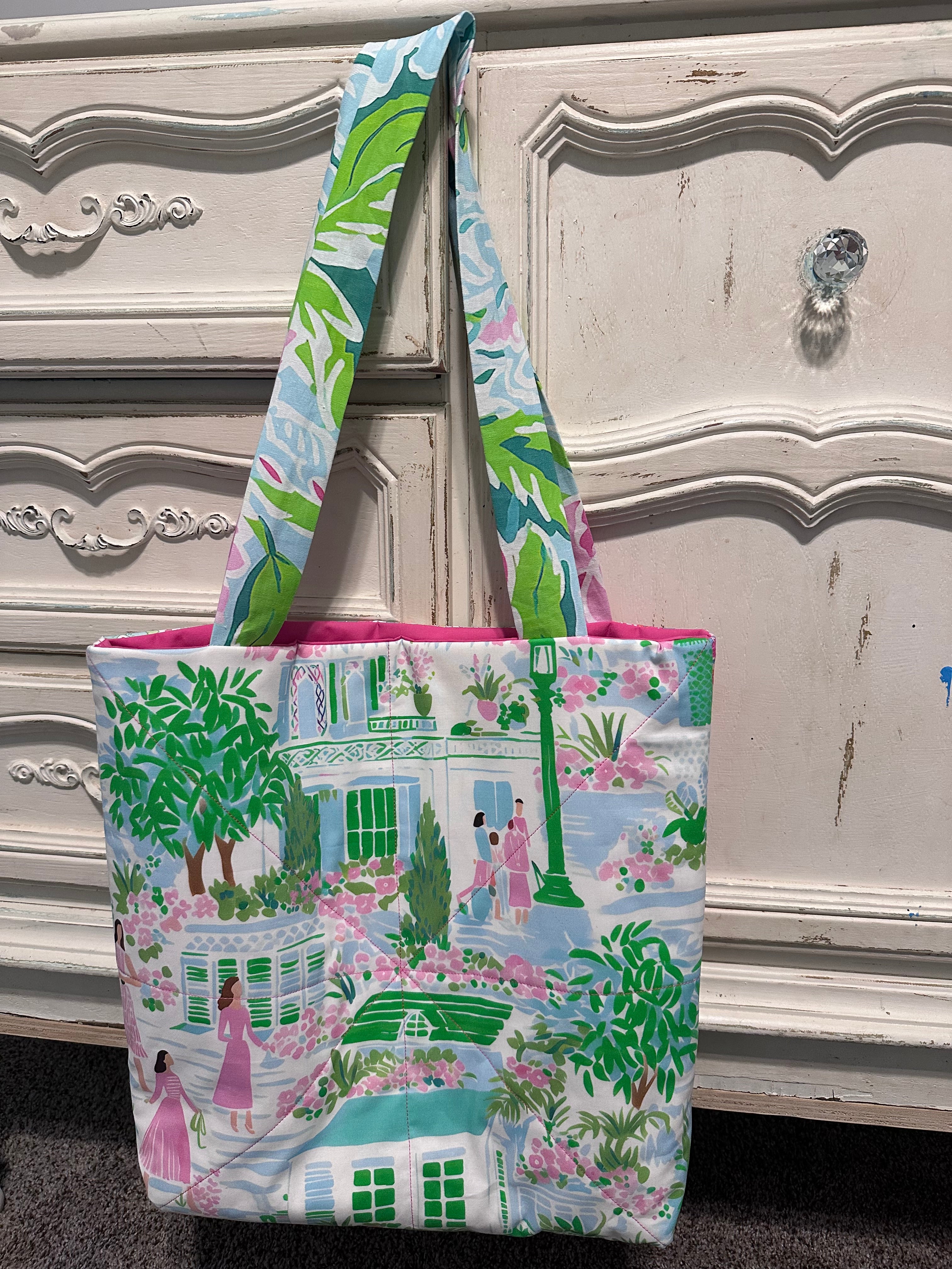 “Charleston” Quilted Tote